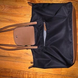 Black tote bag